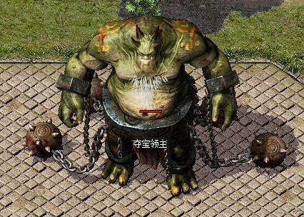 传奇屠龙殿波斯级狠角!暗之牛魔王单刷攻略